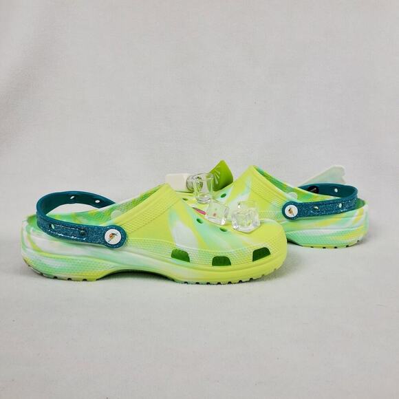 Crocs Margaritaville Clogs M10 / W12 Green Yellow Jibbitz Jimmy Buffett Slip On - Picture 10 of 14